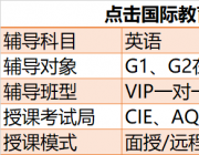 IGCSE课程英语科目辅导培训班